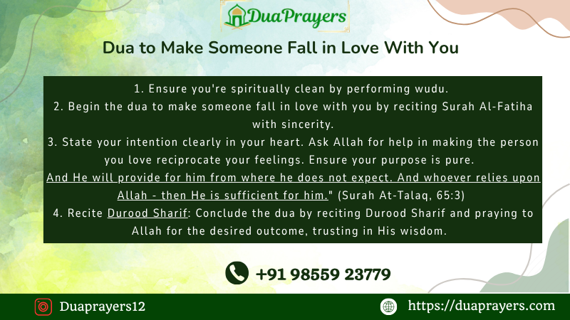Dua to Make Someone Fall in Love With You
